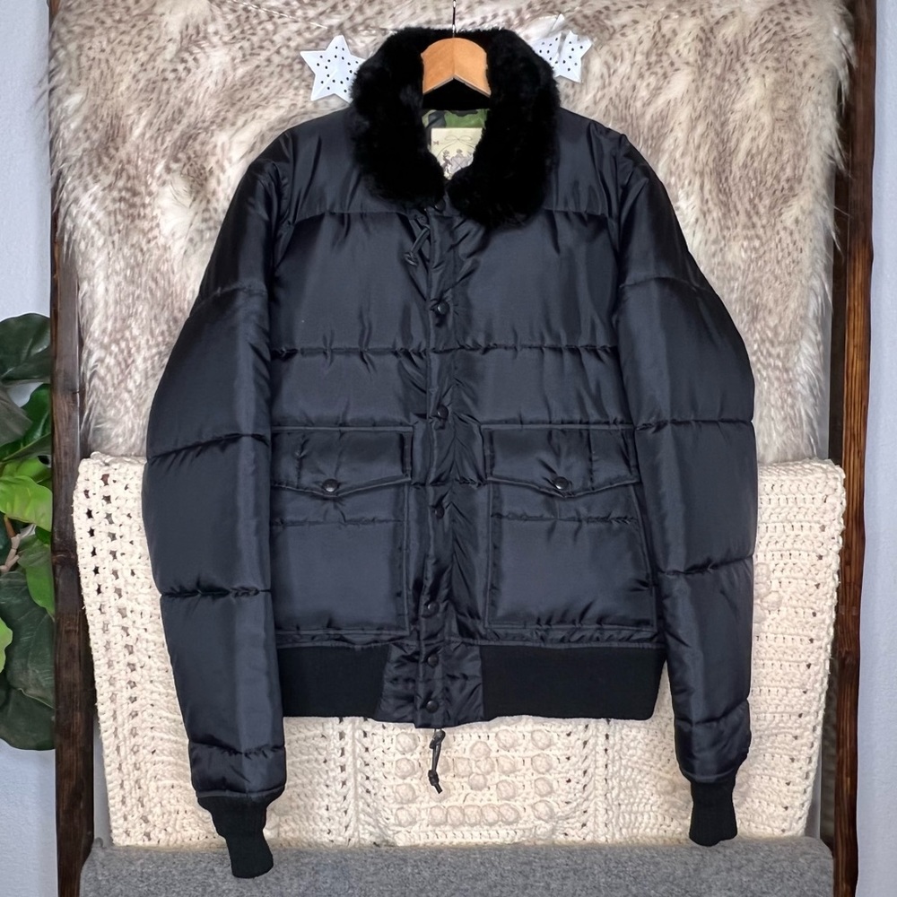 Monitaly Black Puffer Jacket